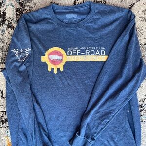 Blue Long Sleeve Graphic Tee